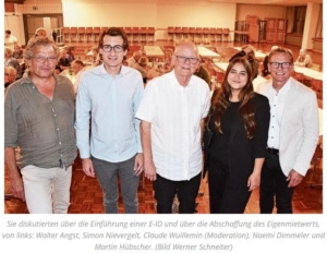 Podium Bonstetten im Gemeindesaal