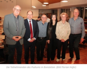 Podium Bonstetten im Gemeindesaal